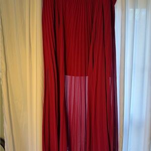 Torrid Vibrant Red Maxi Skirt
